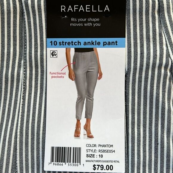NEW Rafaella Stretch Ankle Pants - Picture 1 of 5
